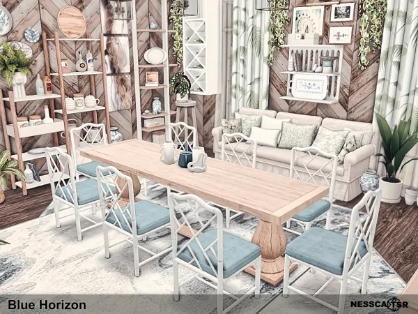Mix Blue Horizon - The Sims 4 Custom Content
