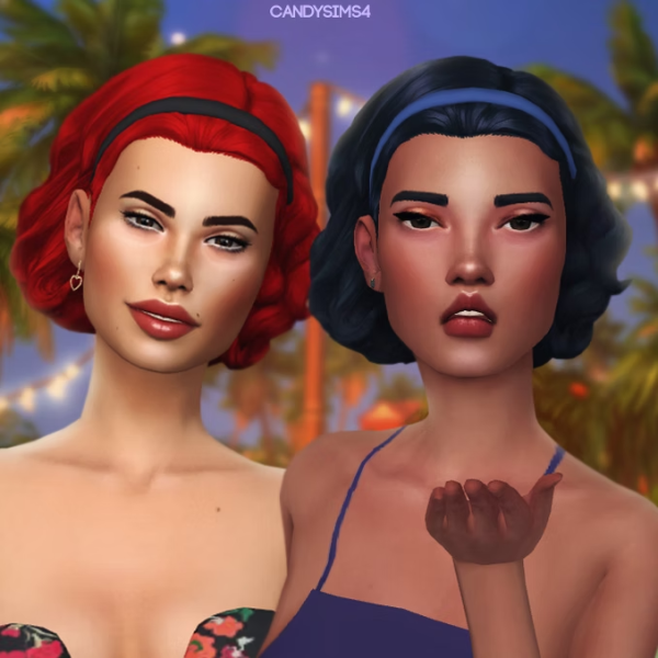 Maxis Match BOMBSHELL HAIR by simsfinds - The Sims 4 Custom Content