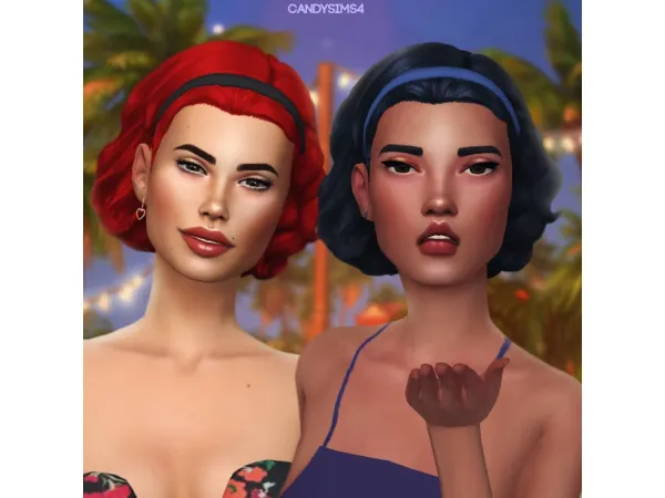 Maxis Match BOMBSHELL HAIR - The Sims 4 Custom Content