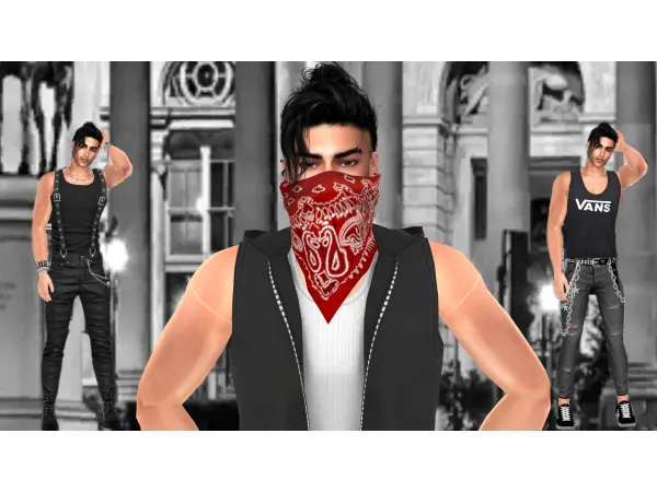 Alpha Dexter Gang leader by SimmieRena - The Sims 4 Custom Content