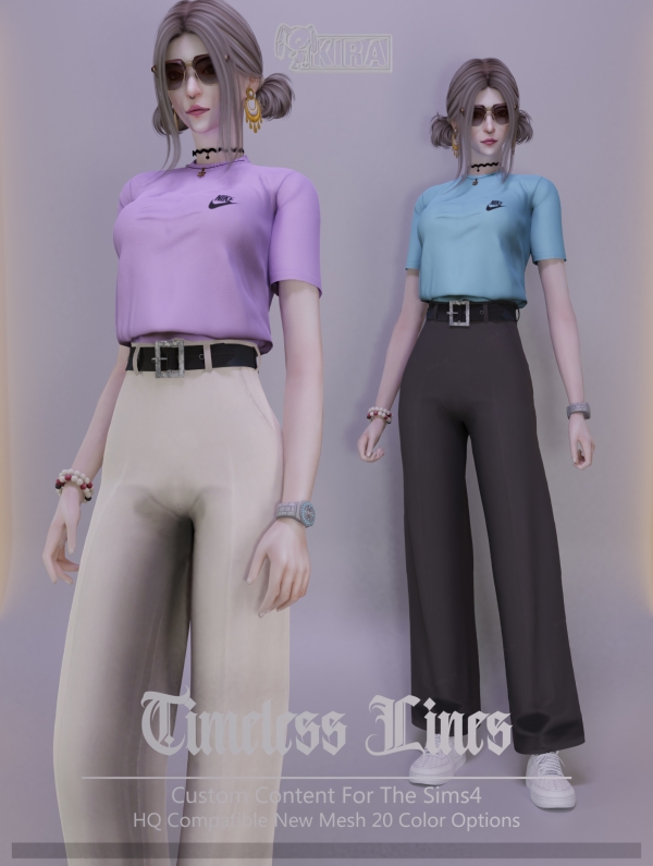 Mix Kira_Timeless Lines by kira_s4 - The Sims 4 Custom Content