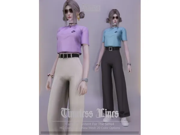Mix Kira_Timeless Lines - The Sims 4 Custom Content