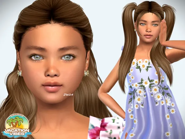 Mix Vacation Vibes Luna Abate - The Sims 4 Custom Content