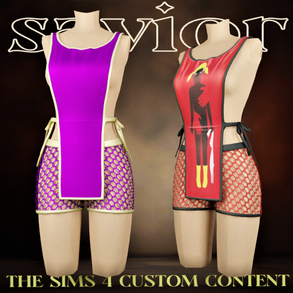 Alpha Svr_Shine Lingerie by saviorts4 - The Sims 4 Custom Content