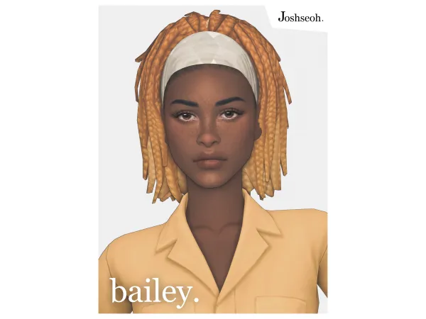 Maxis Match Bailey Hair (jo_se_oh joshseoh) by Josh - The Sims 4 Custom Content