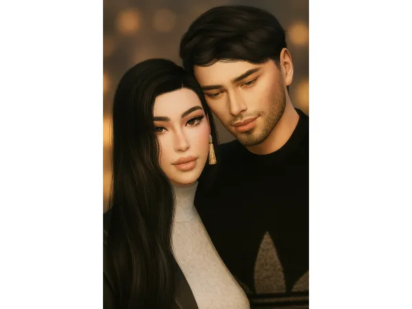 Alpha Italian Couple Inspired SIMS 4 CAS Folder Sims Download - The Sims 4 Custom Content
