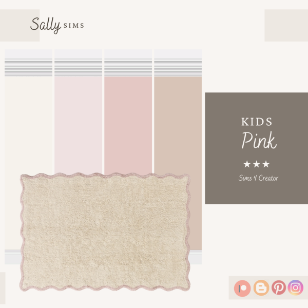Alpha Kids PINK by sally4sims - The Sims 4 Custom Content