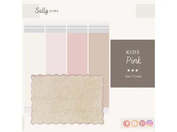 Alpha Kids PINK - The Sims 4 Custom Content