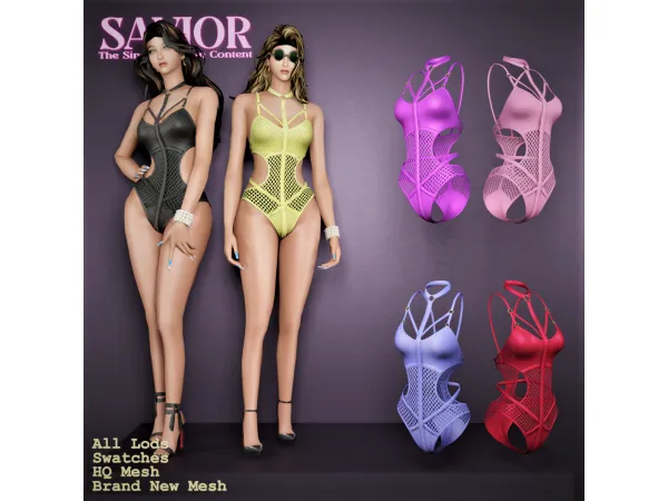 Alpha Svr_Laura Swimwear - The Sims 4 Custom Content
