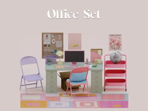 Office Set by [Mechtasims]