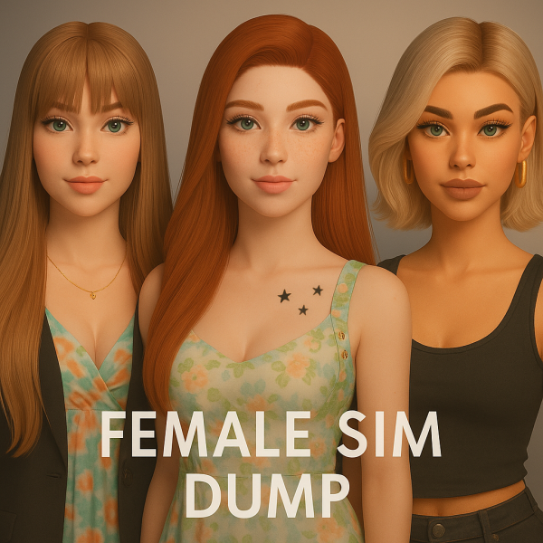 Alpha Female Sim Dump 8 by yolimi - The Sims 4 Custom Content