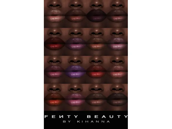 Mix STUNNA LIPS - The Sims 4 Custom Content