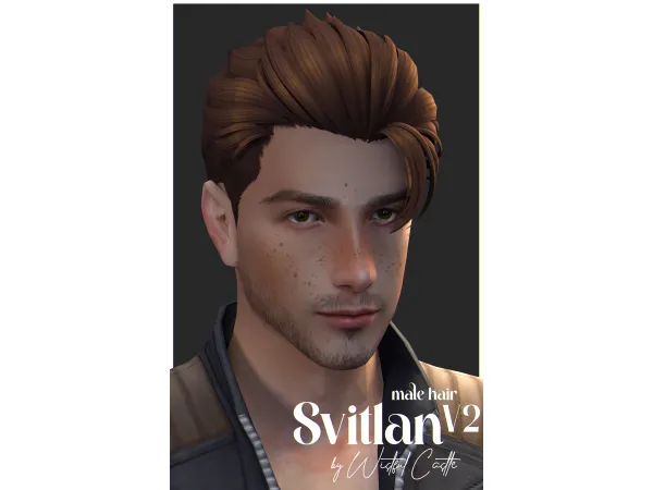 Maxis Match Svitlan V2 (male hair) by wistfulcastle - The Sims 4 Custom Content
