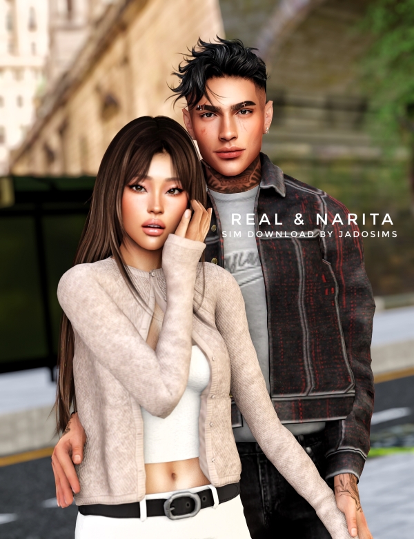 Alpha Real Narita (Sim Download) by shopwithflynnn - The Sims 4 Custom Content