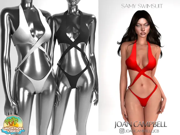 Alpha SAMY SWIMSUIT by Joan_Campbell_Beauty_ - The Sims 4 Custom Content