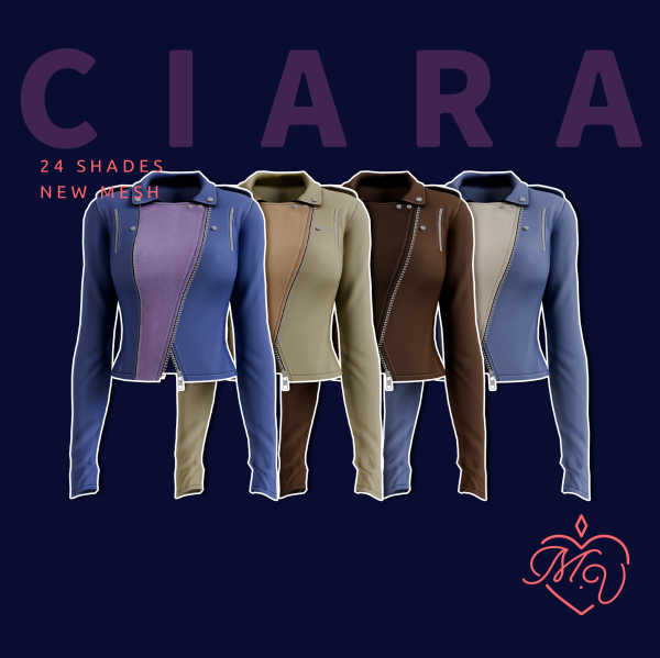 Maxis Match Ciara Jacket by simsfinds - The Sims 4 Custom Content