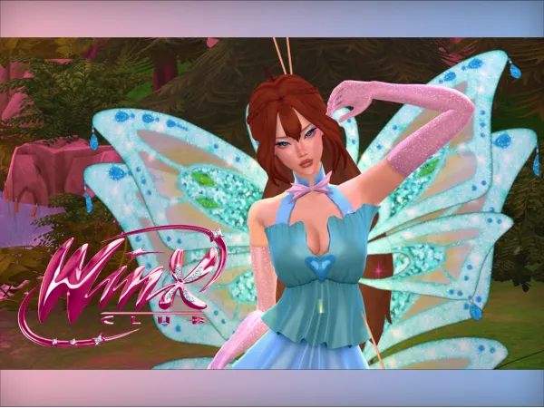 Maxis Match Winx club Bloom Enchantix Sim by GlowWithSakina - The Sims 4 Custom Content