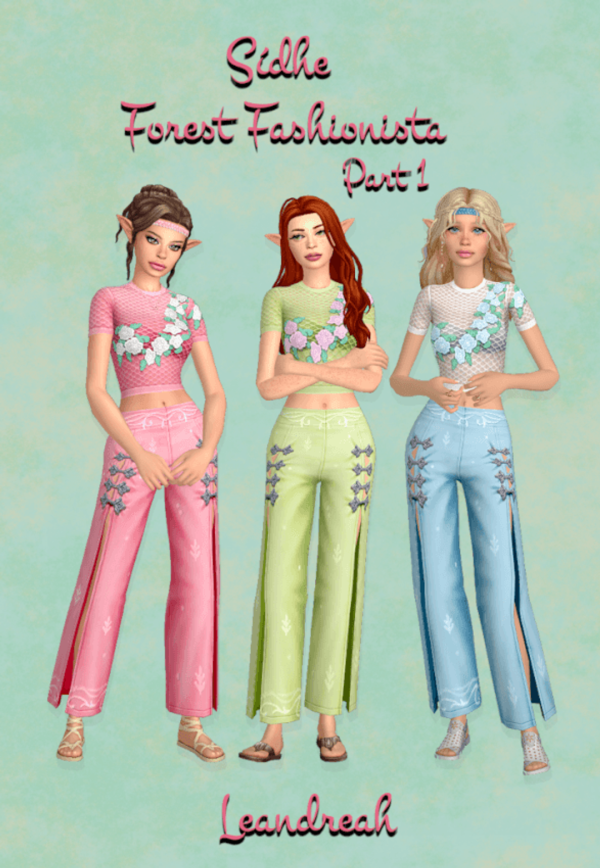 Maxis Match She Forest Fashionista Part 1 by simsfinds - The Sims 4 Custom Content