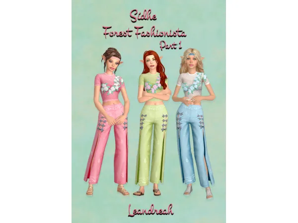 Maxis Match Su00eddhe Forest Fashionista Part 1 by Leandreah - The Sims 4 Custom Content
