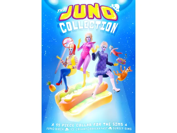 Maxis Match The Juno Collection A Collaboration with Juno Birch and Surely Sims creamforbreakfast by ice - The Sims 4 Custom Content