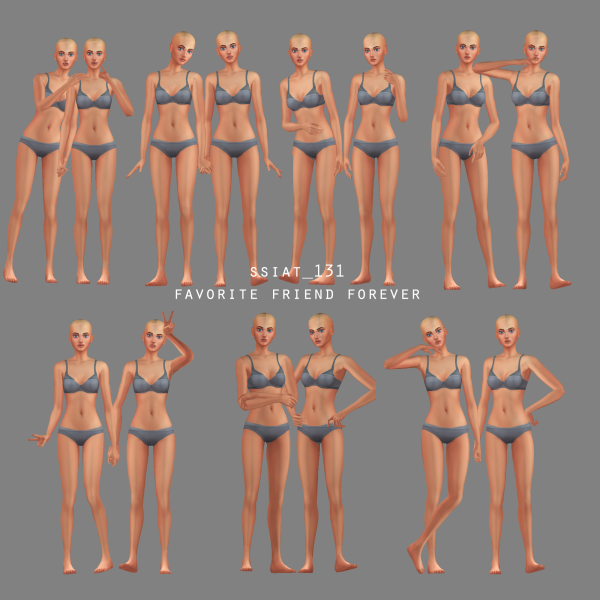 Alpha 131)Favorite Friend Forever by simsfinds - The Sims 4 Custom Content