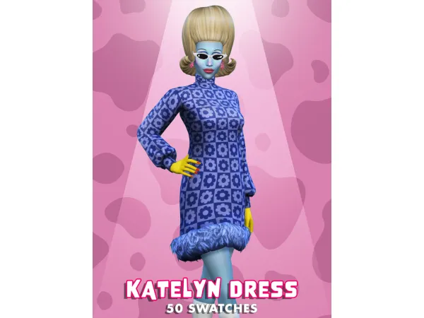Maxis Match Katelyn Dress by icecreamforbreakfast - The Sims 4 Custom Content