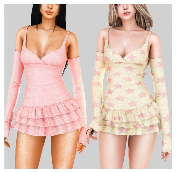 Alpha Cotton Dress 41785736887823 by unknown66irl - The Sims 4 Custom Content