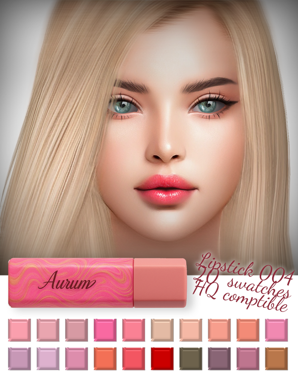 Alpha Lip Popsicles Lipgloss by aurum - The Sims 4 Custom Content