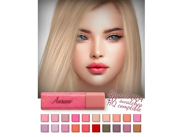 Alpha Lip Popsicles Lipgloss - The Sims 4 Custom Content