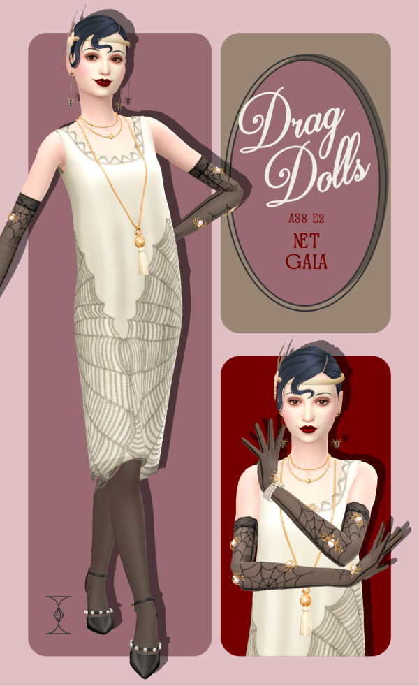 Maxis Match DRAG DOLLS AS8 E2 NET GALA by by simsfinds - The Sims 4 Custom Content