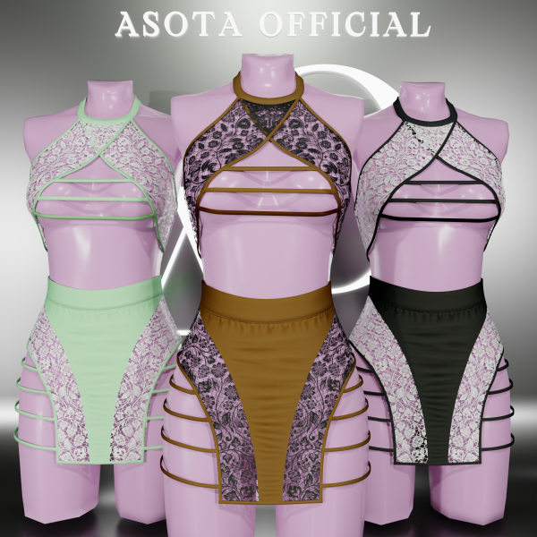 Alpha [ASOTA OFFICIAL] Yana Outfit by asotaofficial - The Sims 4 Custom Content