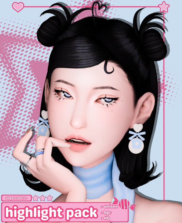 Maxis Match highlight pack 01 02 by simsfinds - The Sims 4 Custom Content