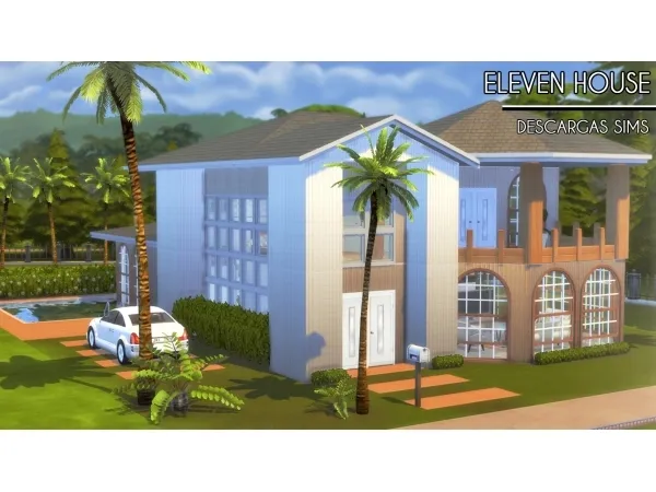 Alpha Eleven House - The Sims 4 Custom Content