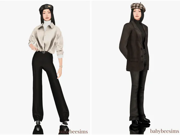 Mix High End Designer Lookbook by babybeesims - The Sims 4 Custom Content