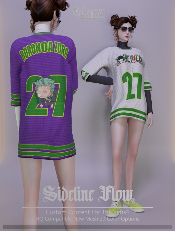 Alpha Kira_Sideline Flow by kira_s4 - The Sims 4 Custom Content