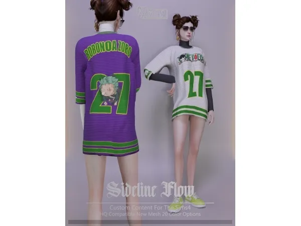 Alpha Kira_Sideline Flow - The Sims 4 Custom Content