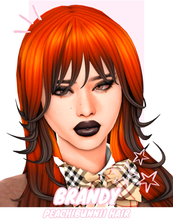 Maxis Match Brandy Hair by simsfinds - The Sims 4 Custom Content