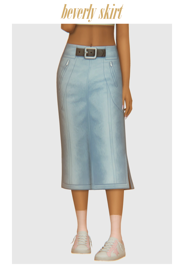 Maxis Match verly skirt by simsfinds - The Sims 4 Custom Content