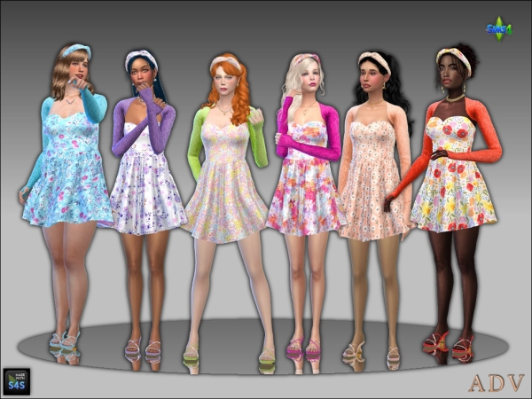 Maxis Match Summer outfits for female teens and young adults by artedellavita_mabra - The Sims 4 Custom Content