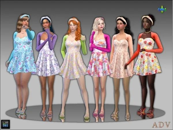 Maxis Match Summer outfits for female teens and young adults - The Sims 4 Custom Content