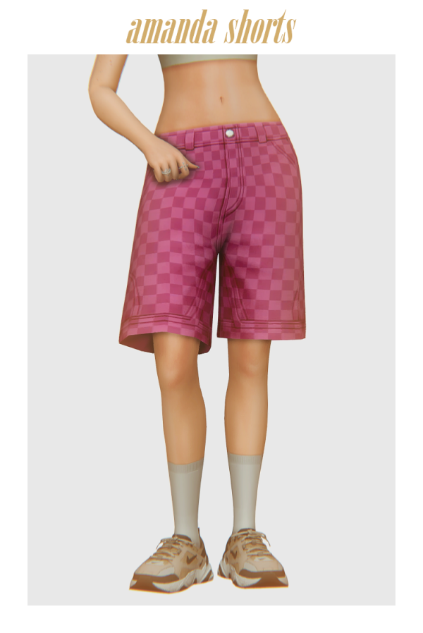 Maxis Match manda shorts by simsfinds - The Sims 4 Custom Content