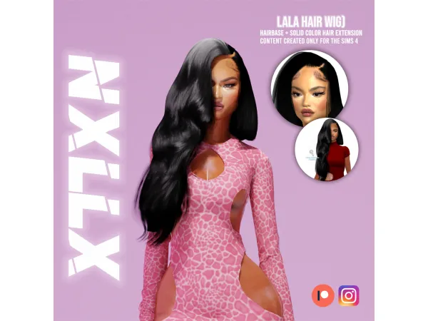 Alpha London Human Lace by nxllxsimz - The Sims 4 Custom Content