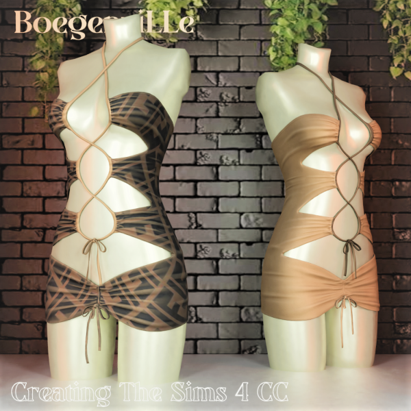 Alpha Boe_Megy Muraya Dress by boegenville - The Sims 4 Custom Content