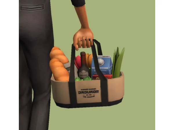 Better Grocery Bag Default Replacement by jacky93sims - The Sims 2 Custom Content