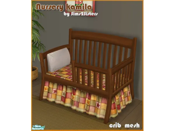 S2S Nursery Kamila Crib Mesh by sims2sisters - The Sims 2 Custom Content
