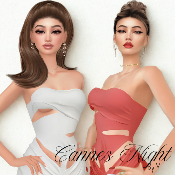 Alpha Cannes Night Duo by yolimi - The Sims 4 Custom Content