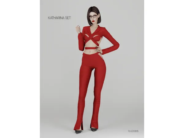 Alpha Katharina set by plazasims - The Sims 4 Custom Content