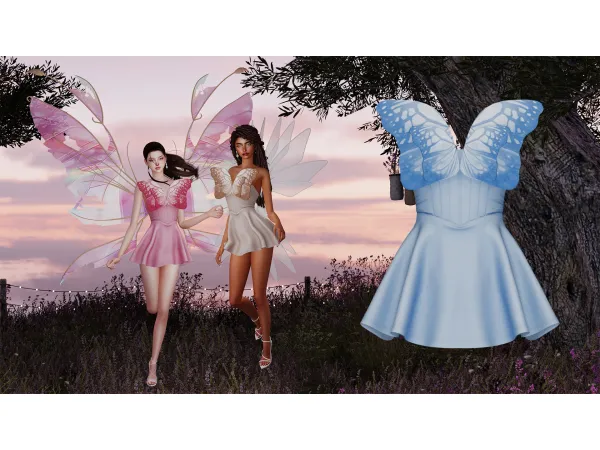 Alpha MAGIC (DRESS) by Beto - The Sims 4 Custom Content