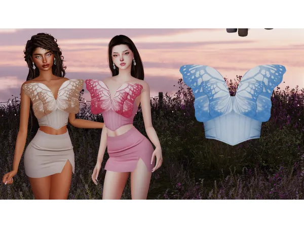 Alpha MAGIC (TOP) by BETO - The Sims 4 Custom Content