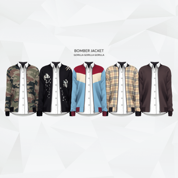 Alpha Bomber Jacket by simsfinds - The Sims 4 Custom Content
